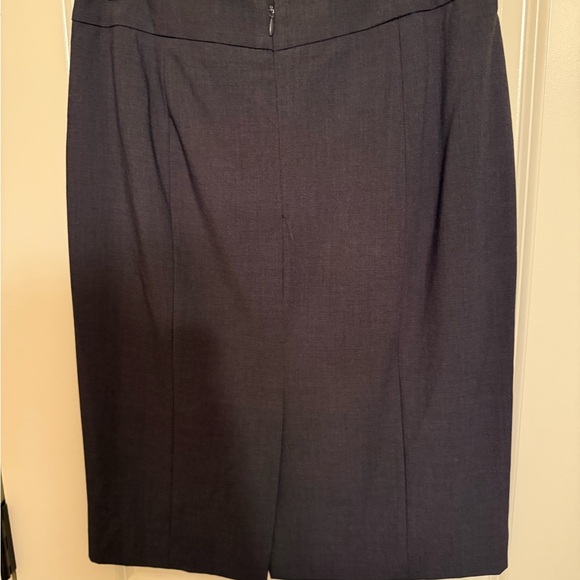 Calvin Klein Charcoal Pencil Skirt - Picture 3 of 4